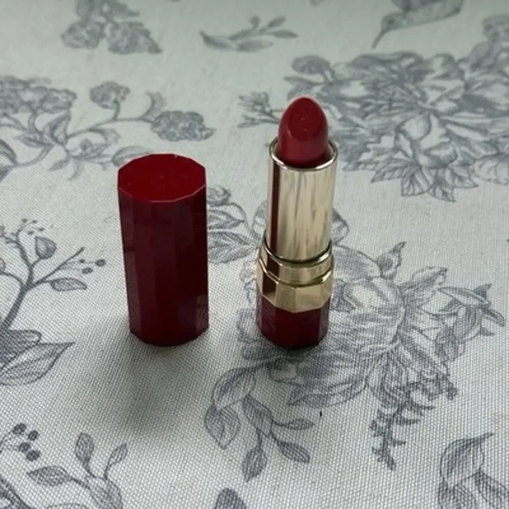New Vintage Avon Color Rich Lipstick .13 oz Coral Sizzle 80s Red